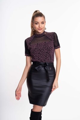 Juno mintás alkalmi felső/ F