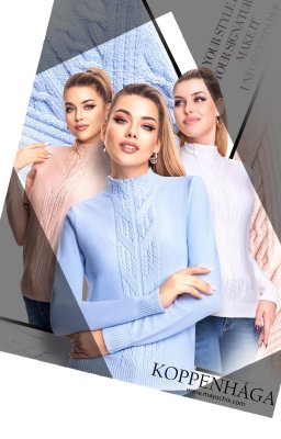 Koppenhága kötött pulóver/ F
