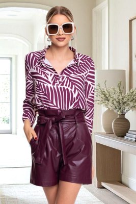 Lady műbőr short/ F