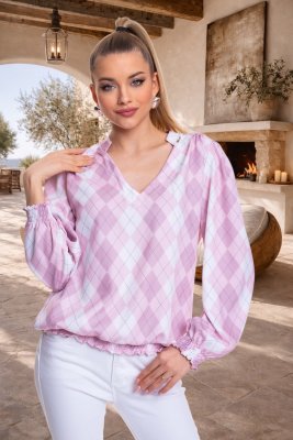 Leoni mintás blúz/ S