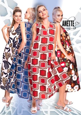 Anette mintás ruha/ S