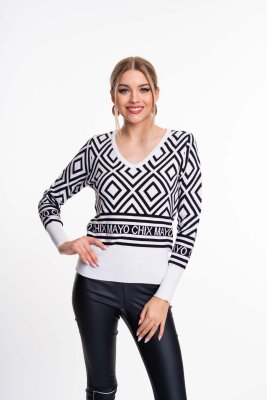 Angola kötött pulóver/ F