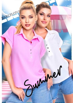 Barcelona krepp blúz