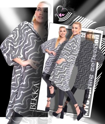 Bekka mintás tunika/ S