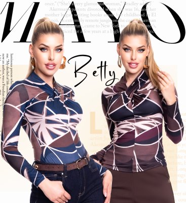 Betty mintás póló/ F