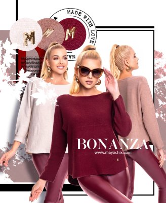 Bonanza kötött pulóver/ F