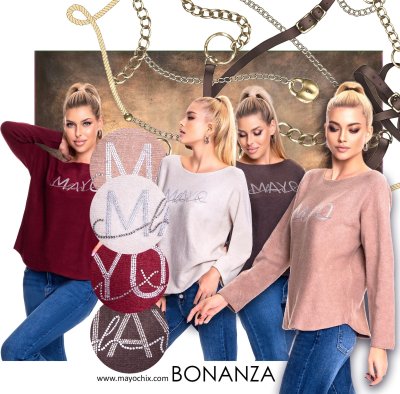 Bonanza kötött pulóver 