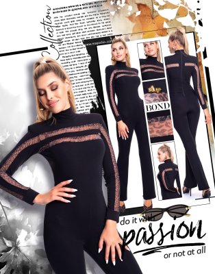 Bond mintás overall/ F