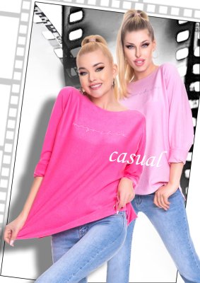 Casual kötött pulóver 