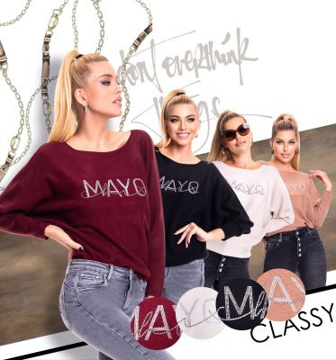 Classy kötött pulóver ,,nagy csili