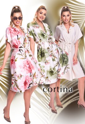 Cortina mintás ruha/ S