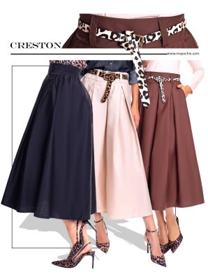 Creston puplin szoknya/ F