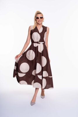 Emerald mintás ruha