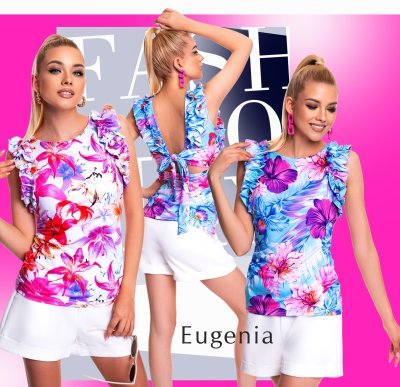 Eugénia mintás top/ S
