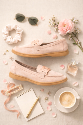 Rózsaszín félcipő 6125/ S