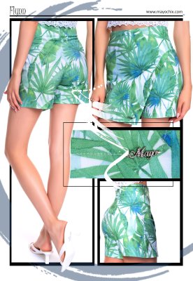 Flynn mintás short/ S