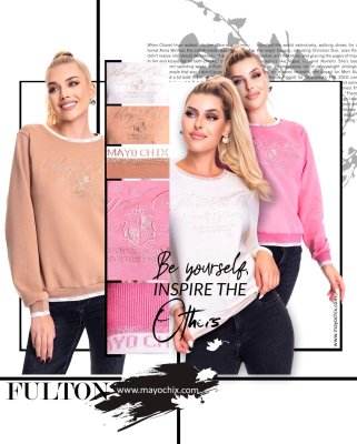 Fulton hímzett felső/ F