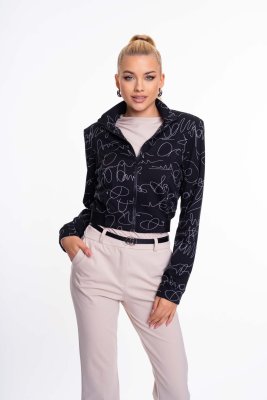 Glensy mintás blézer/ F