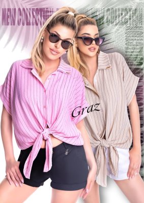 Graz csíkos blúz/ S