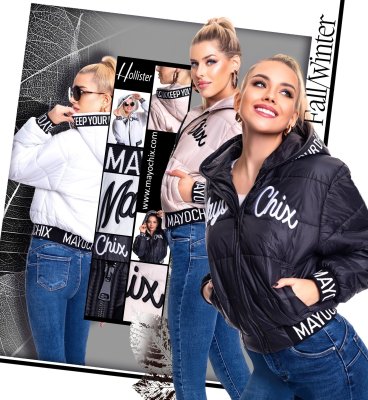 Hollister hímzett dzseki/ F