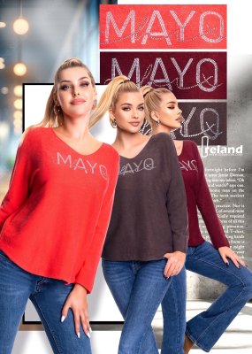 Ireland kötött pulóver ,,nagy csili