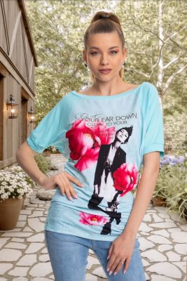 Jenna mintás póló/ S