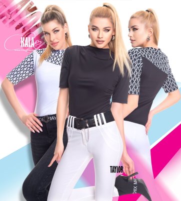 Kala mintás póló/ S