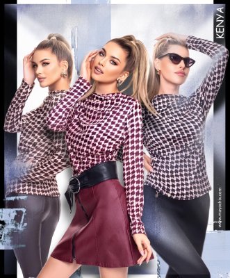 Kenya mintás felső/ F