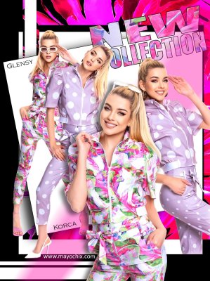 Korca mintás nadrág/ S