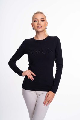 Light hímzett póló/ F