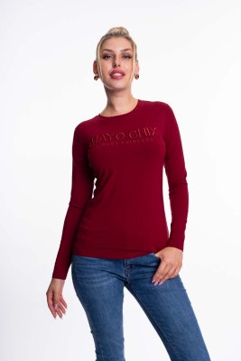 Light hímzett póló/ F