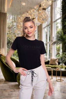 Light hímzett póló/ S