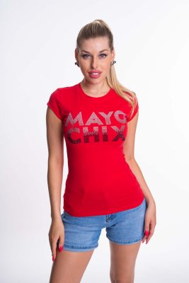 Light póló MAYO strassz/S