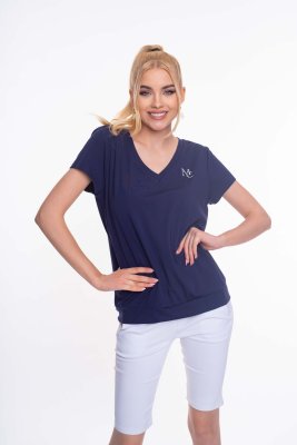 Lilac strasszos póló/ S