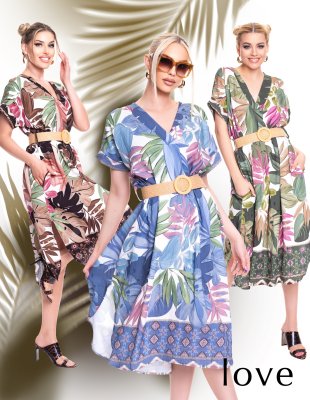 Love mintás ruha/ S