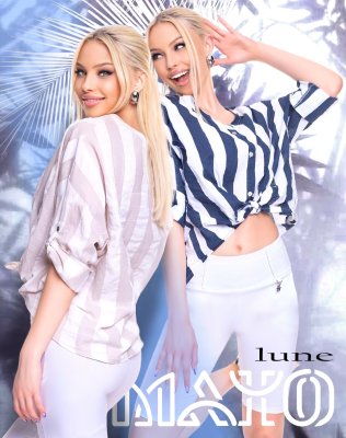 Lune csíkos blúz/ S