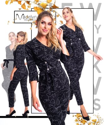 Madelyn mintás overall/ F