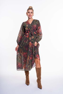 Malfy mintás ruha/ F