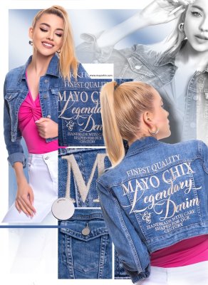 Marker hímzett dzseki/ S