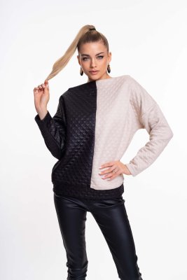 Merle tyúkláb mintás felső/ F