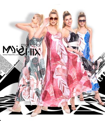 Monopol mintás ruha/ S