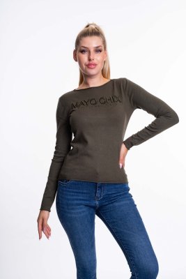 Nápoly hímzett pulóver/ F