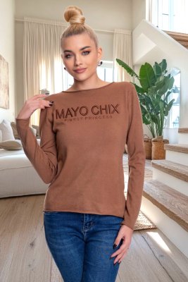 Nápoly hímzett pulóver/ F