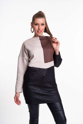 Nascar tyúkláb mintás tunika/ F