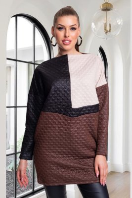 Nascar tyúkláb mintás tunika/ F