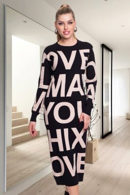 Patrícia hosszú kötött ruha/ F