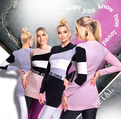 Petal kötött pulóver/ F