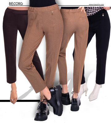 Record mintás nadrág/ F