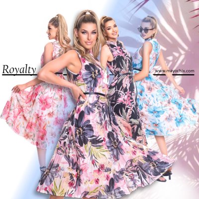 Royalty mintás ruha II./ S