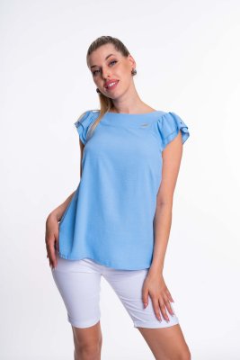 Sharlott krepp blúz